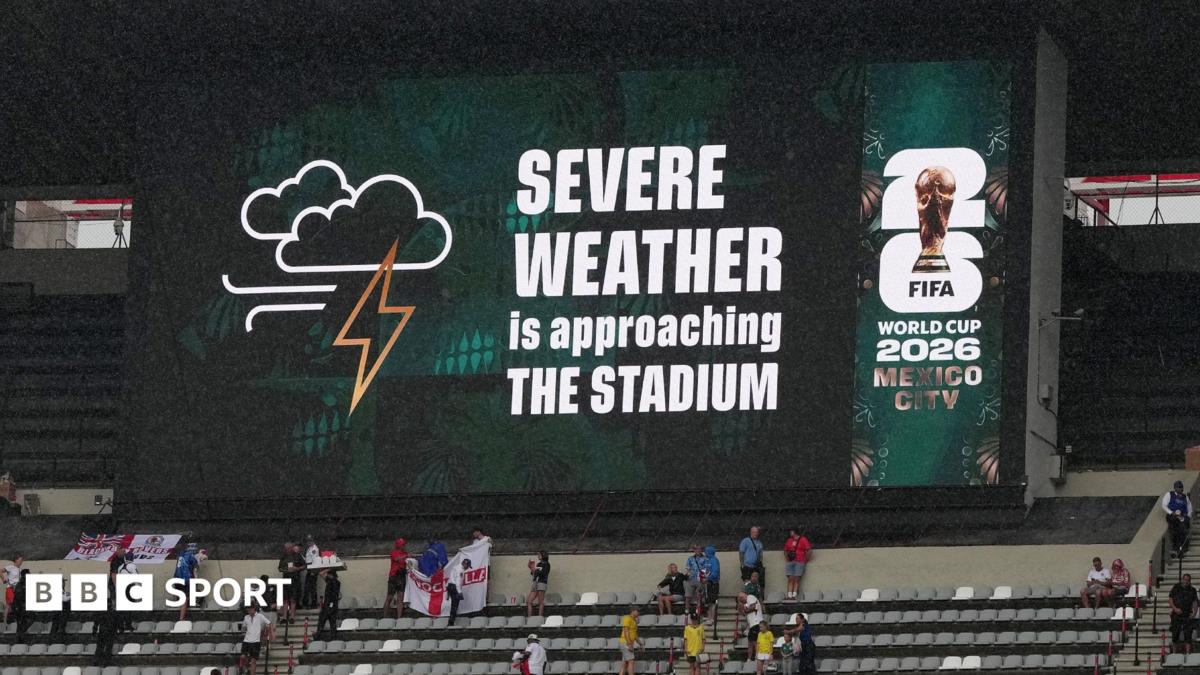 Shelter-in-place order at Azteca before Mexico vs England due to storm