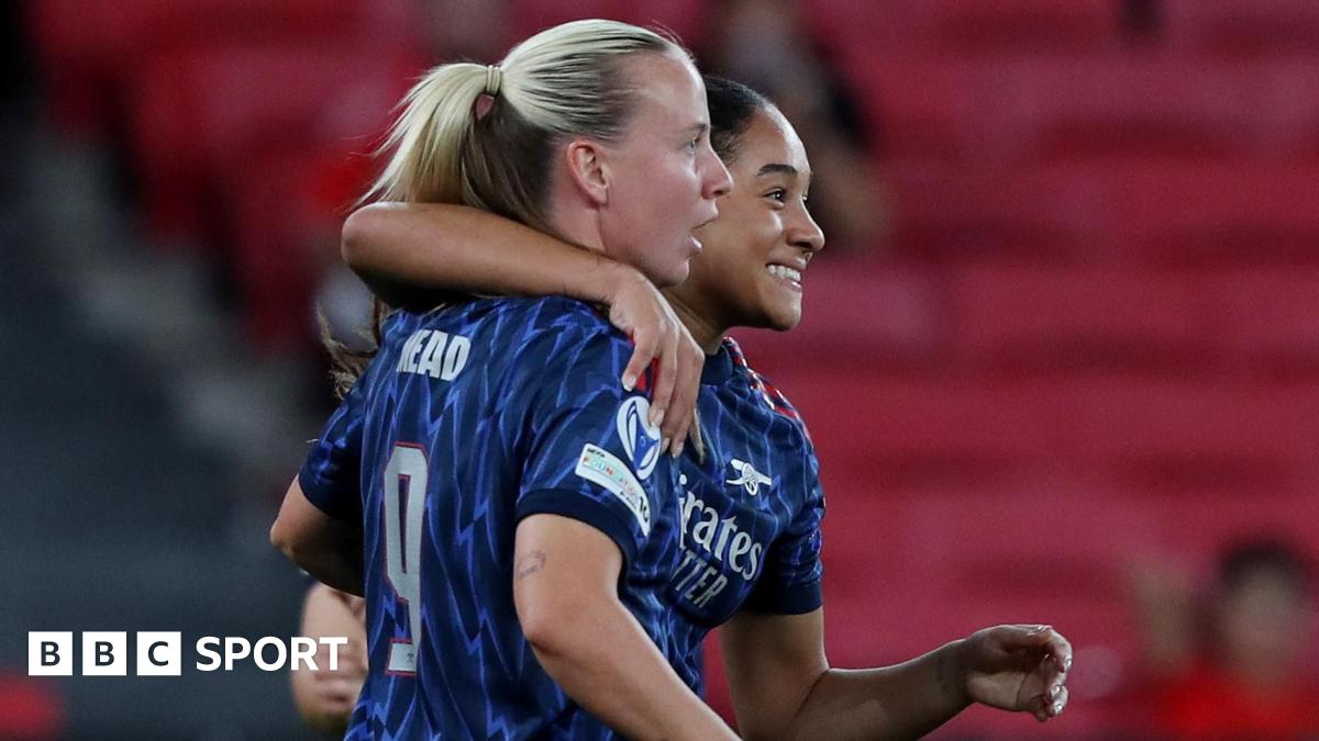 Russo and Mead score as holders Arsenal win at Benfica