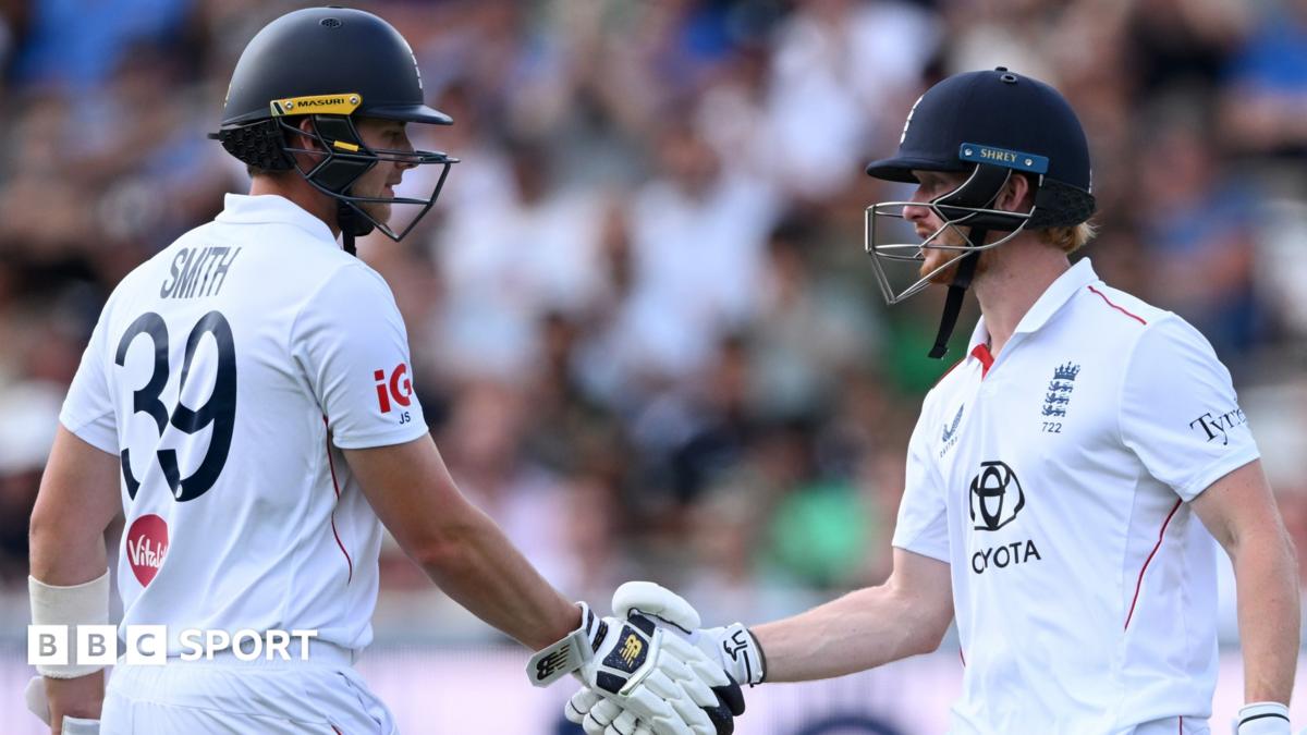 Smith & Cox help England to 248-9 on truncated day one