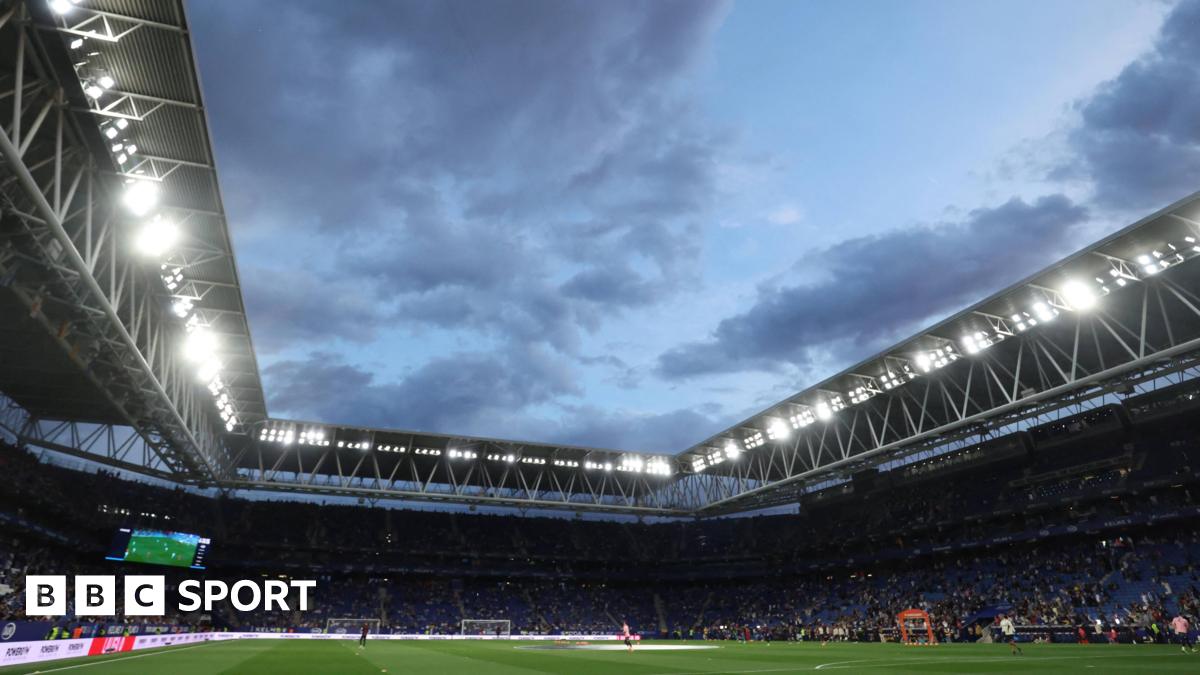 13 injured as car crashes into crowd at Espanyol-Barcelona match