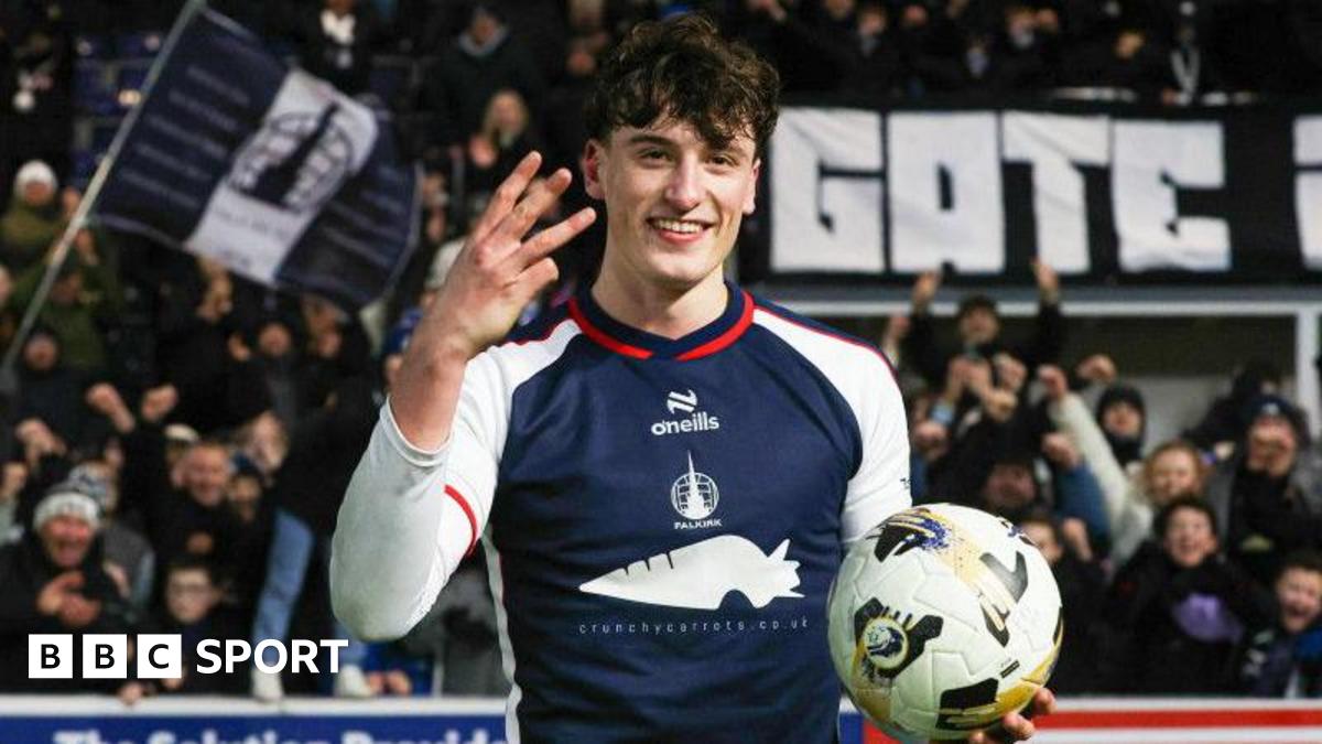 Stewart goes from uni football to top-flight hat-trick in Falkirk 'fairytale'