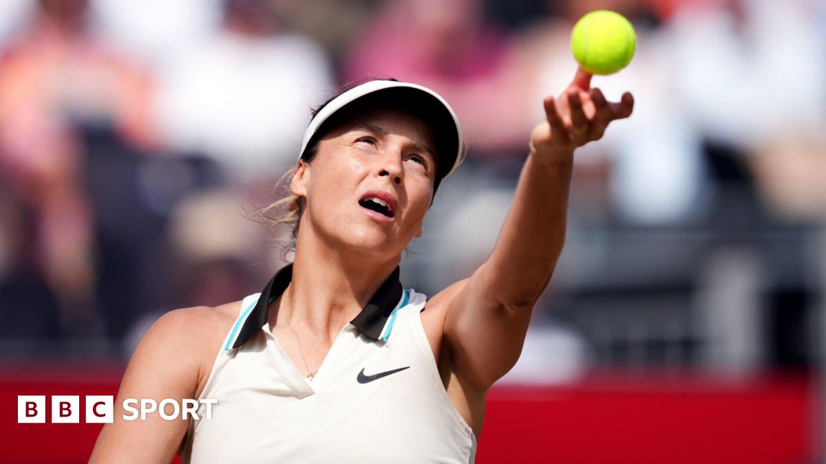 Tatjana Maria and Amanda Anisimova in action at Queen's final
