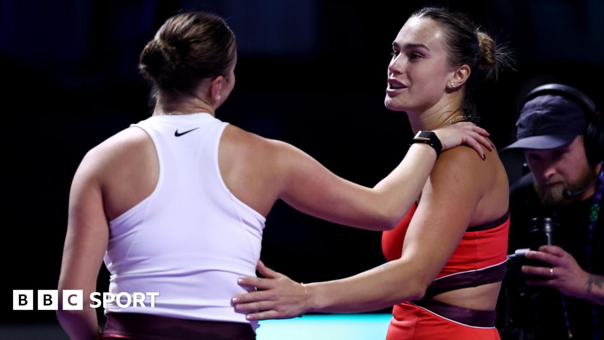 Sabalenka beats Anisimova in 'incredible match' to reach Riyadh final