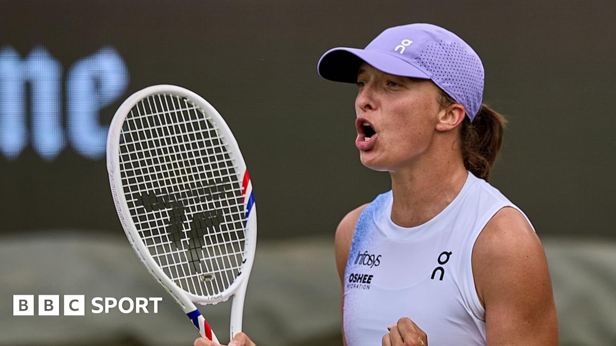 Swiatek reaches first WTA Tour grass-court final