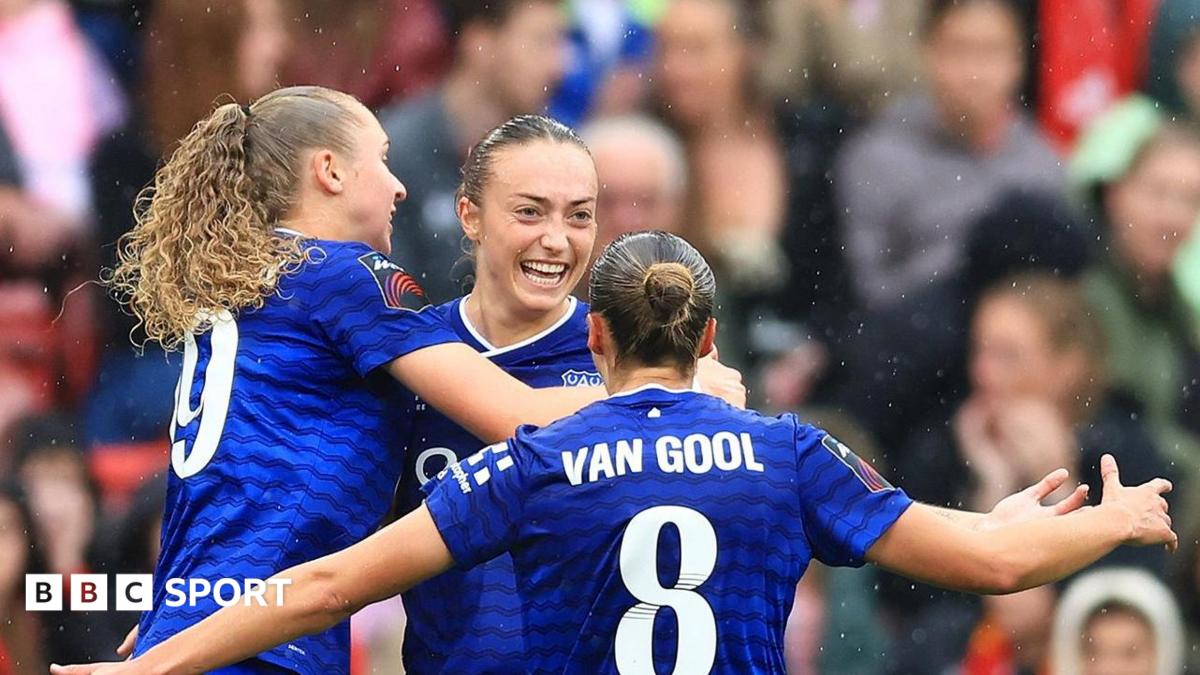 WSL: Vignola hat-trick puts Everton in control at Anfield & Man Utd 2-0 up