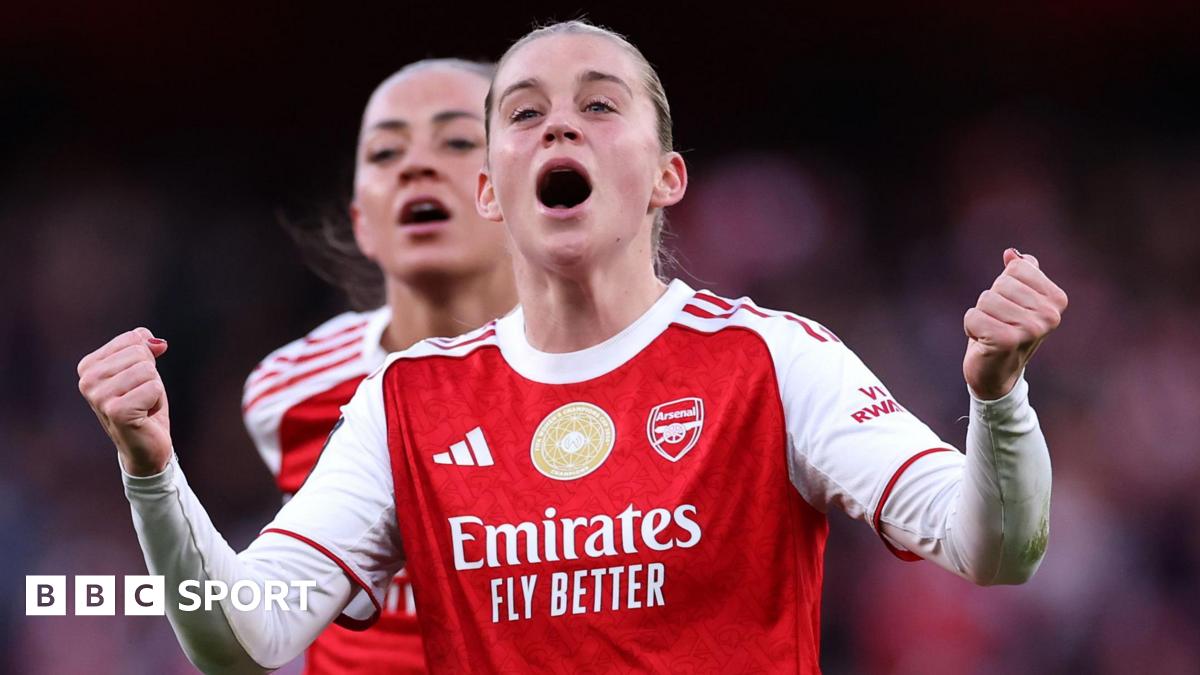 Arsenal 5-2 Tottenham: Alessia Russo hits hat-trick as Gunners win north London derby