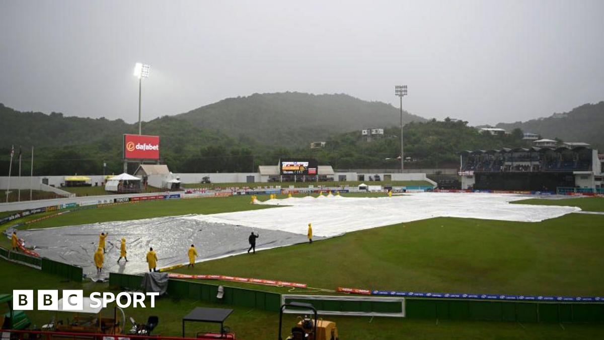 West Indies vs England: Fifth T20 washed out by rain as visitors win series 3-1