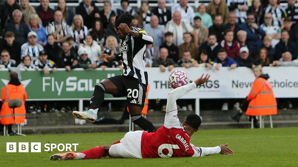 Why did Newcastle not get a penalty for Gabriel's handball?