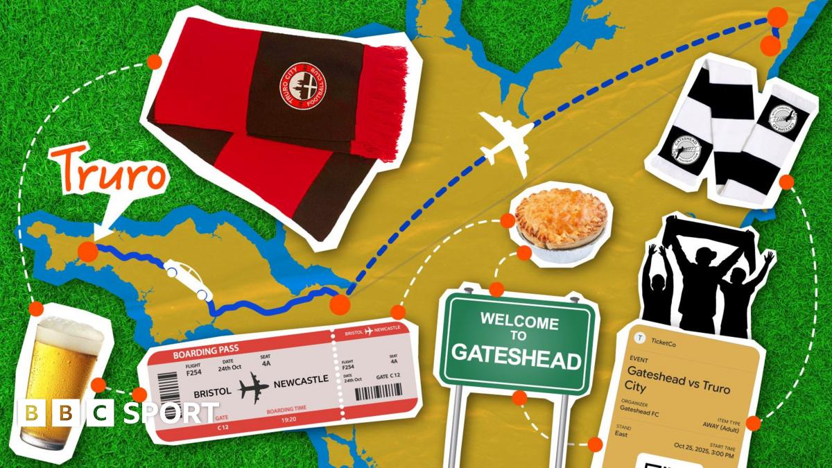 914 miles, 185 fans - doing English football's longest away day