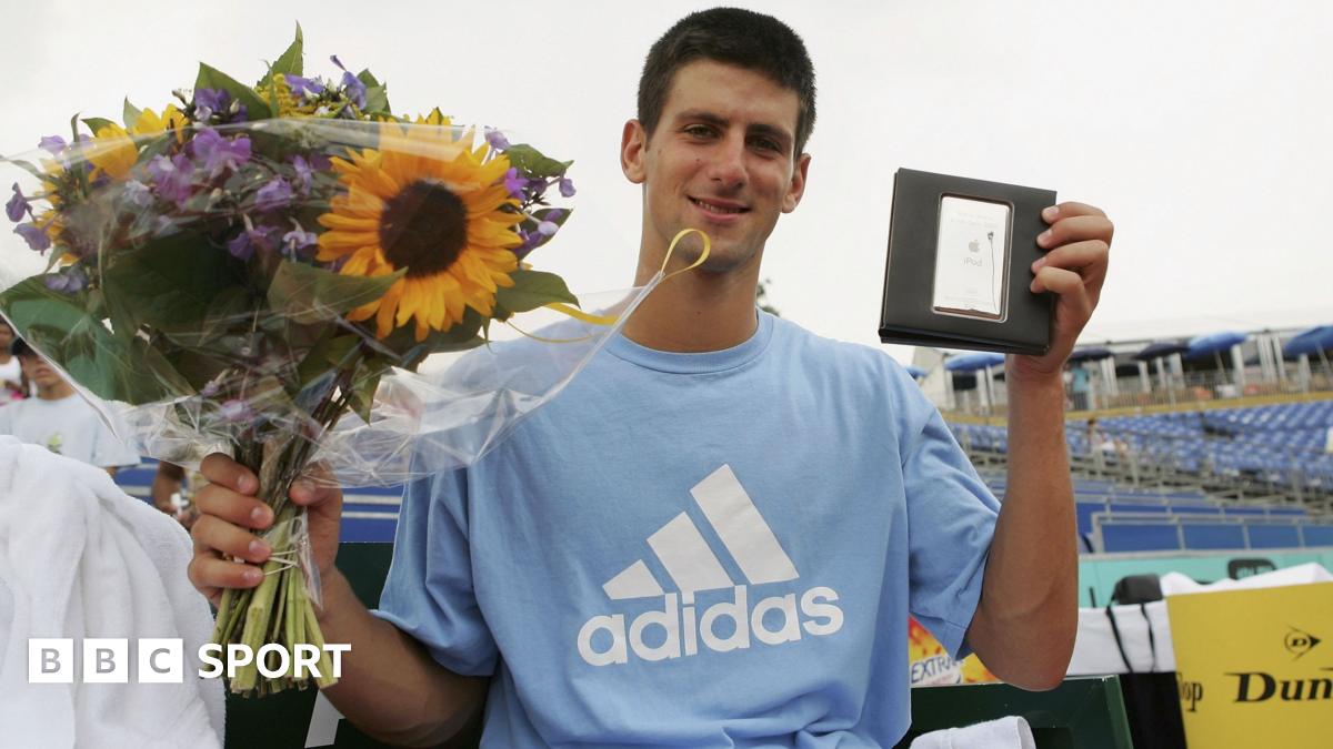 From winning iPods to Grand Slams - Djokovic's 100 titles