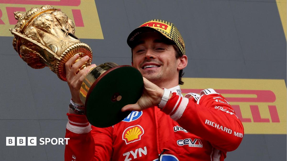 Leclerc wins dramatic British GP ahead of Russell and Hamilton