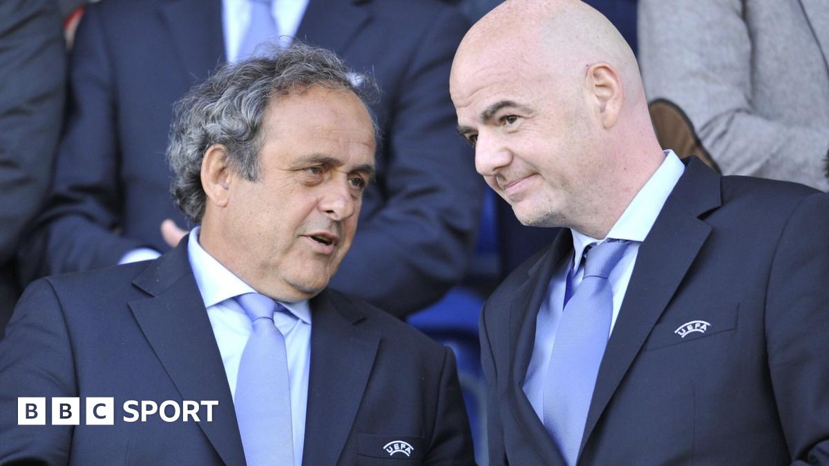 Fifa presidential candidate Gianni Infantino backs Michel Platini BBC