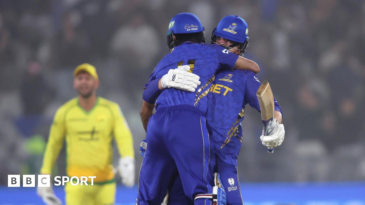 SA20 2026 results: MI Cape Town seal first win against Joburg Super Kings -  BBC Sport