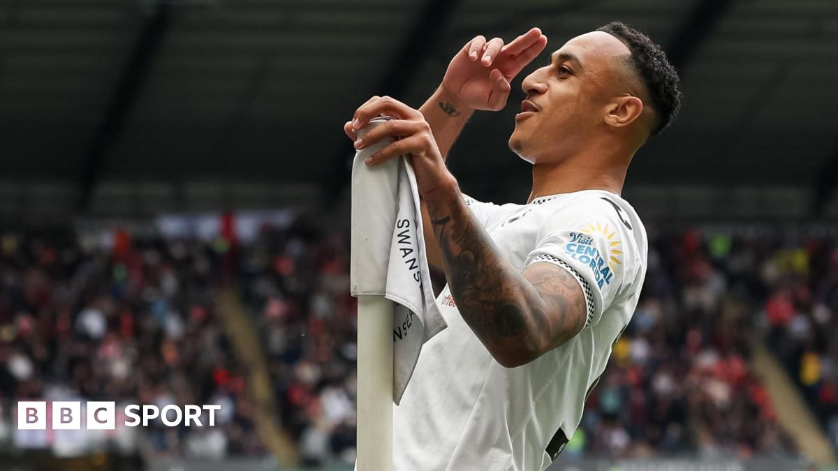 Idah's Late Double Seals Swansea's 3-1 Victory Over Charlton on Final Day