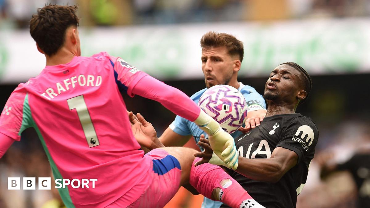 Why did Trafford avoid red card against Spurs?