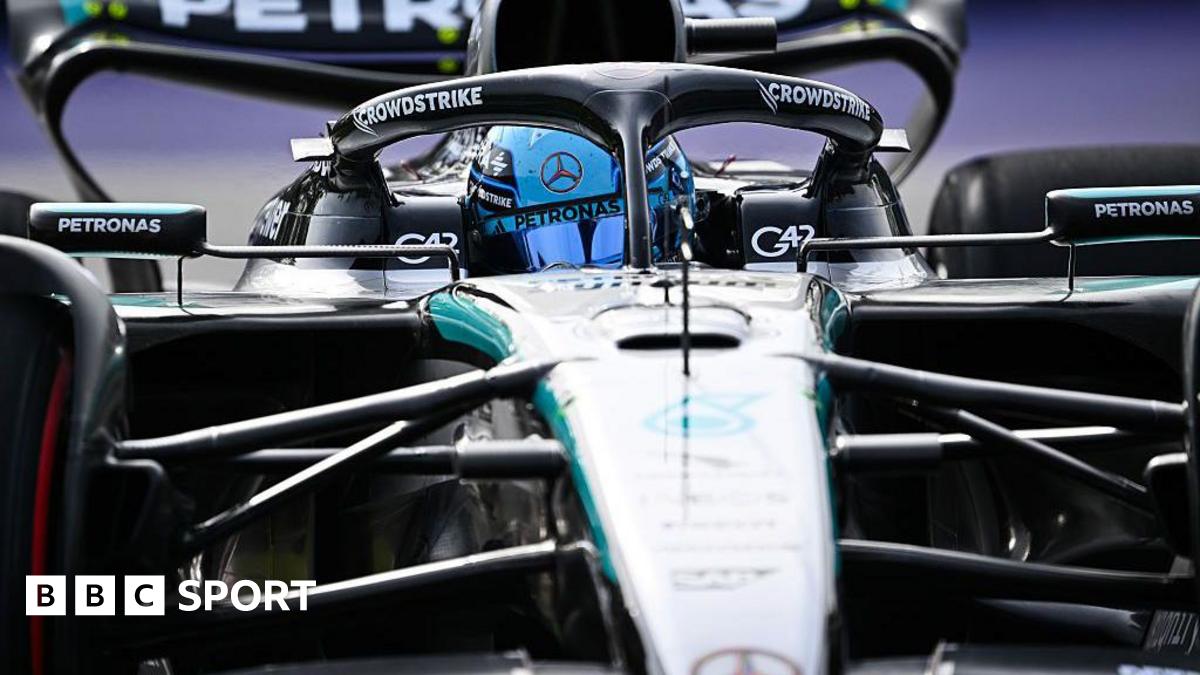 Russell sets pace from Norris in Canada practice