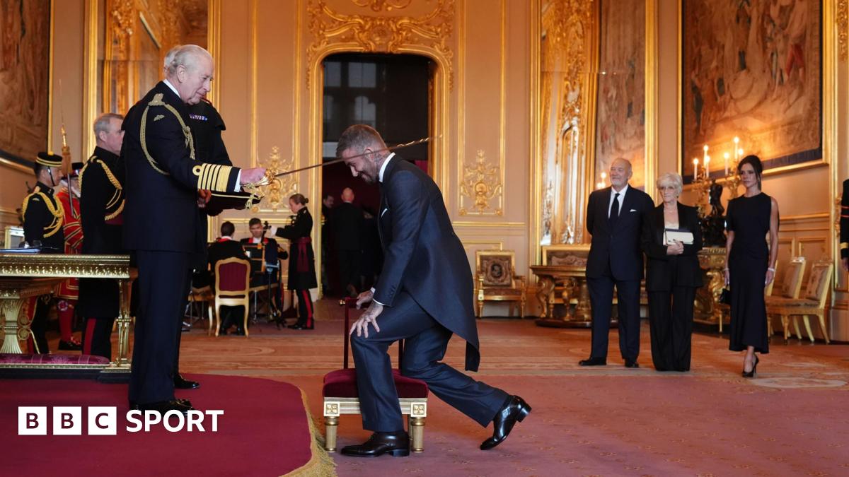 Arise, Sir David - Beckham receives knighthood