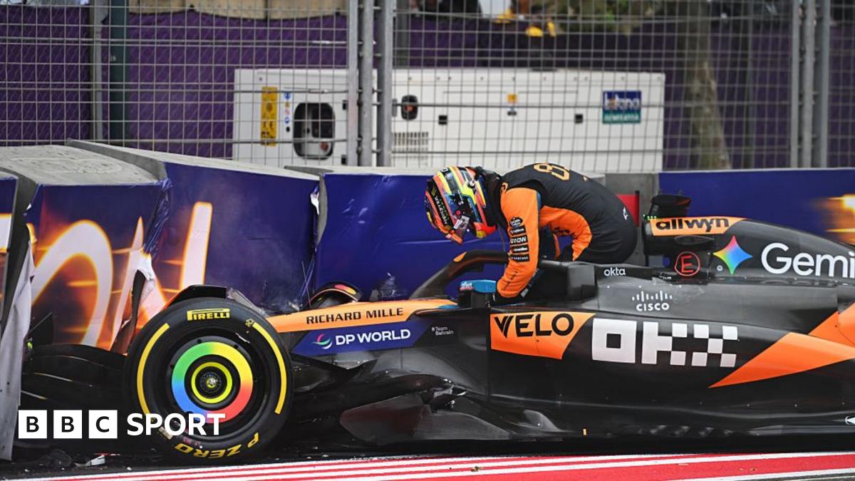 Verstappen wins in Baku after Piastri crashes out