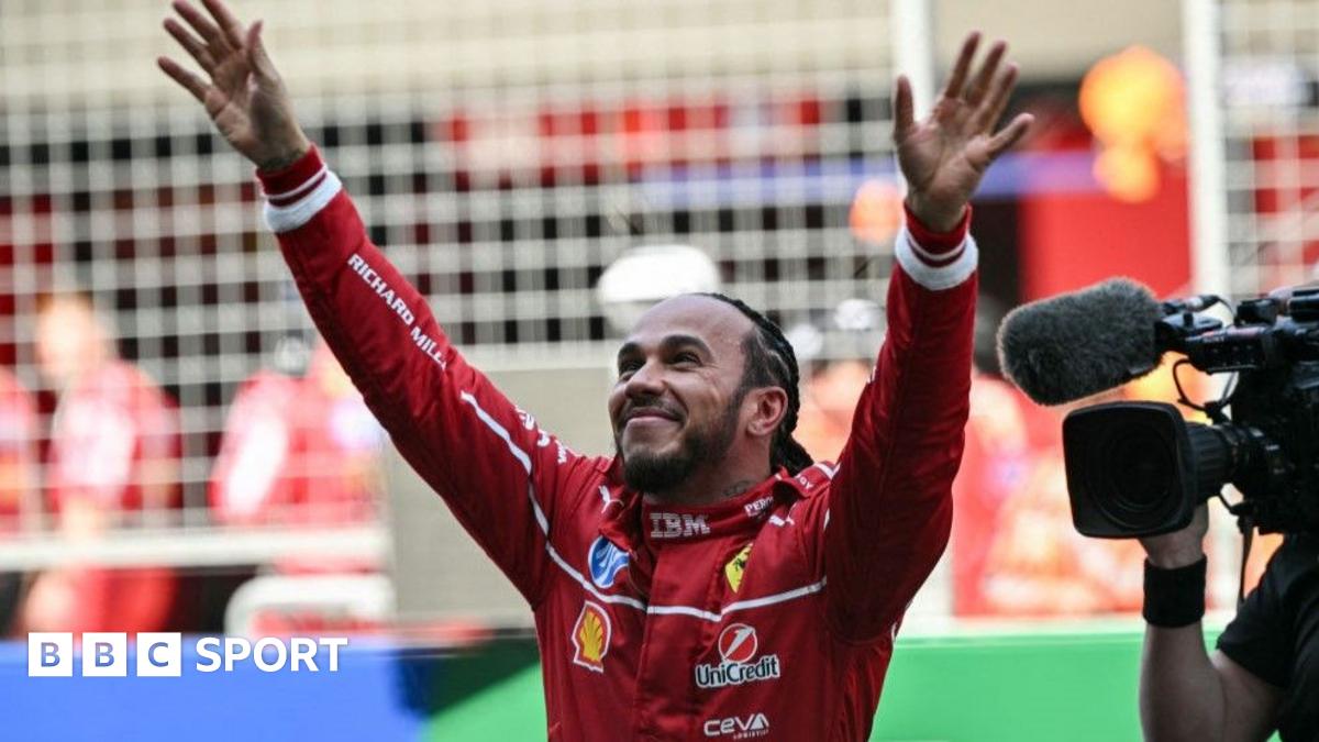 Hamilton takes first Ferrari win in China sprint