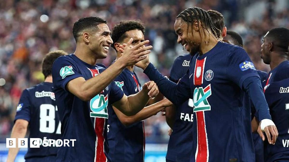 PSG Wins French Cup Final, Completes Treble