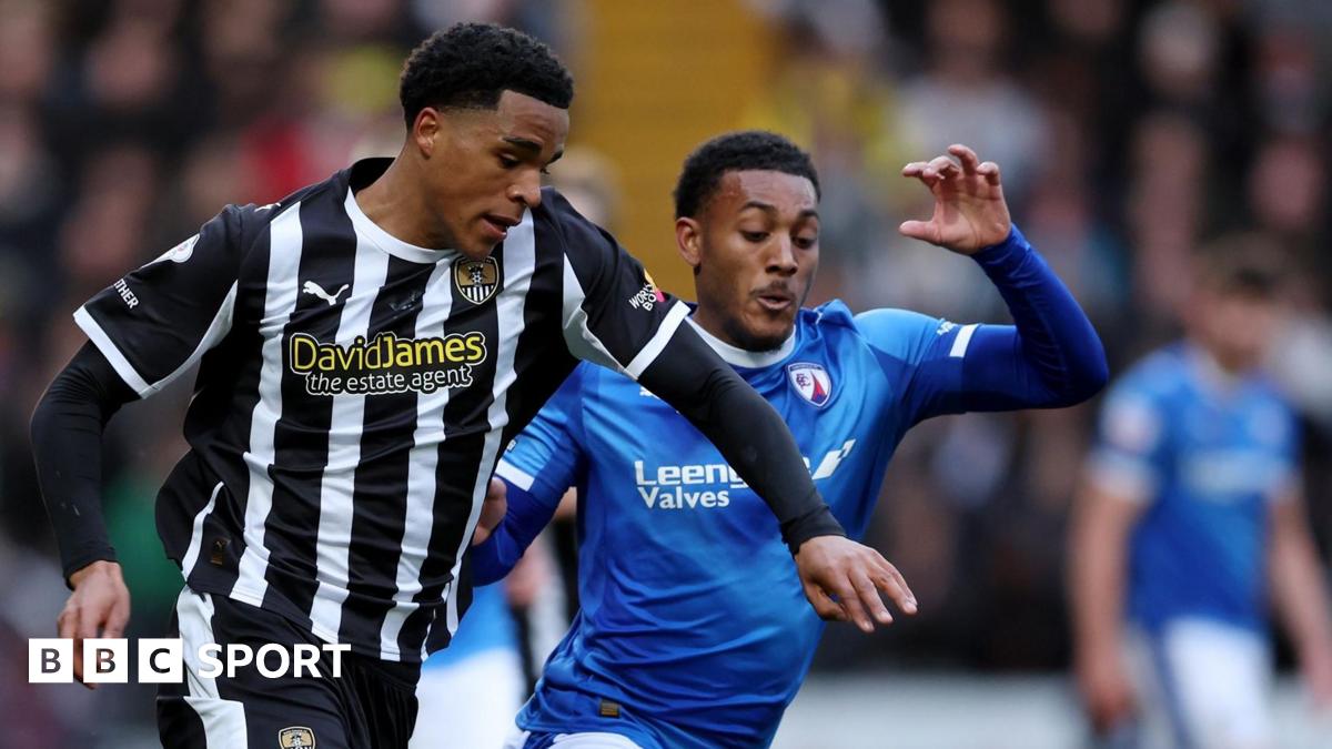 Notts County 0-0 Chesterfield (agg 1-0): Magpies book League Two play-off final place