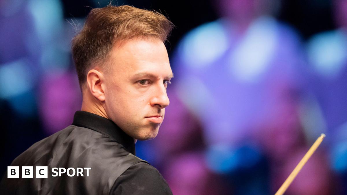 Judd Trump playing a shot during the UK Snooker Championship at the York Barbican