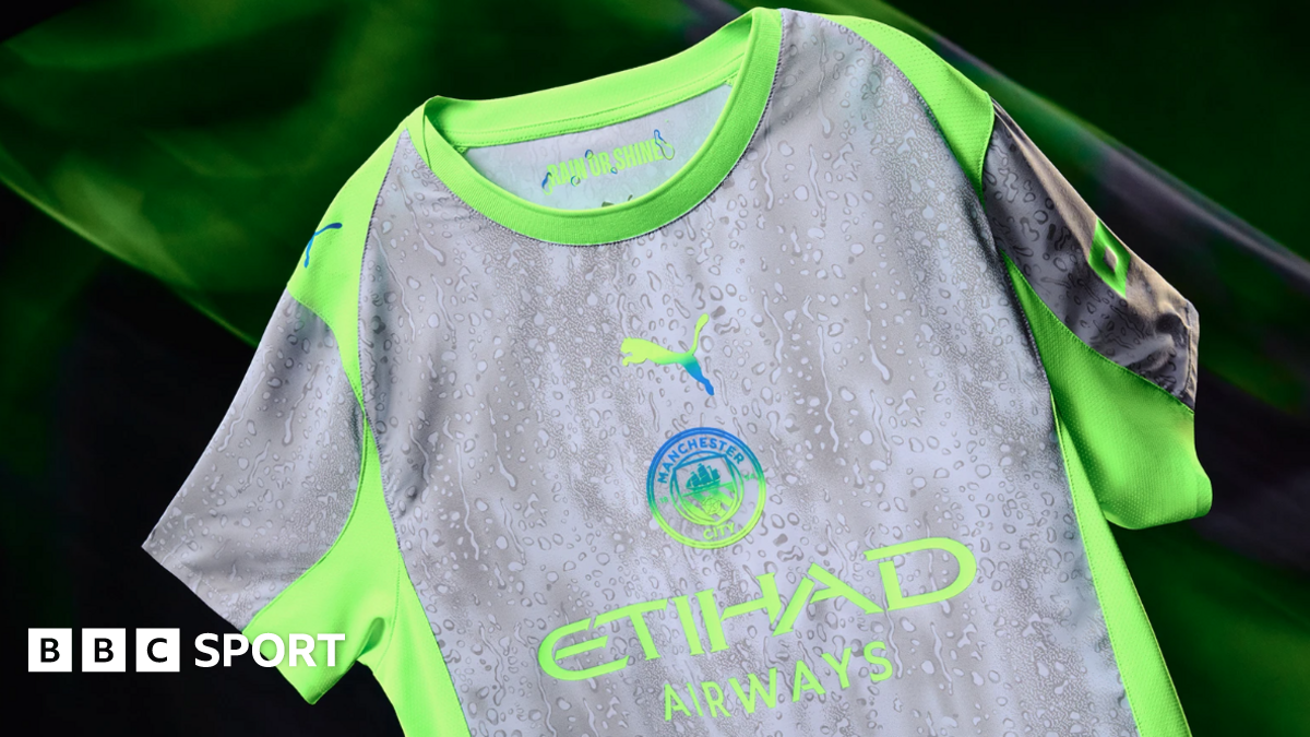 Man City reveal weather-inspired kit for club that plays in the rain