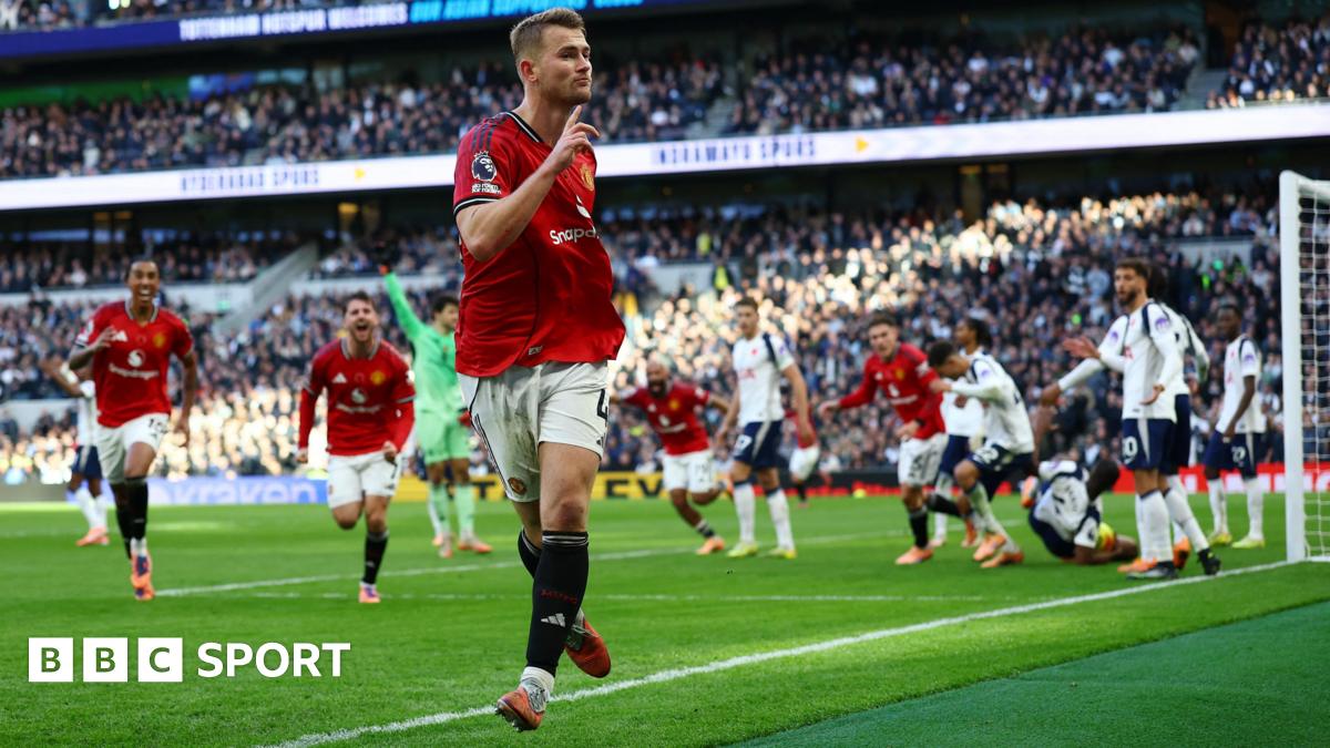 De Ligt scores last-gasp equaliser as Man Utd draw at Spurs