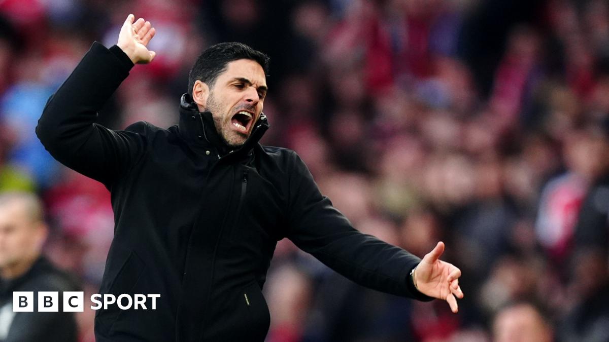 'I'm very, very angry' - Mikel Arteta says Arsenal title hopes 'not in our hands'