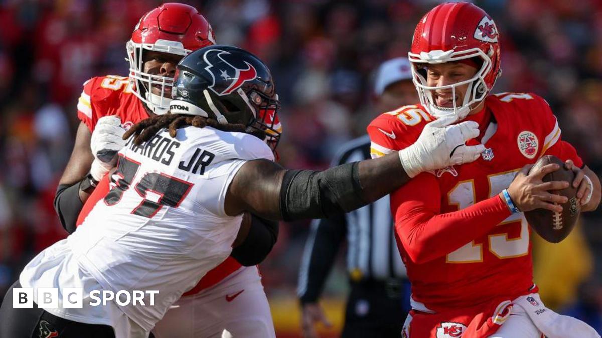 NFL: Patrick Mahomes stars as Kansas City Chiefs beat Houston Texans 27-19 to close in on the top seed in AFC