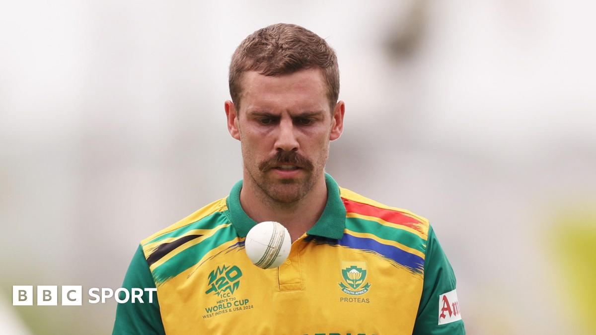 South Africa fast bowler Anrich Nortje ruled out of Champions Trophy with back injury