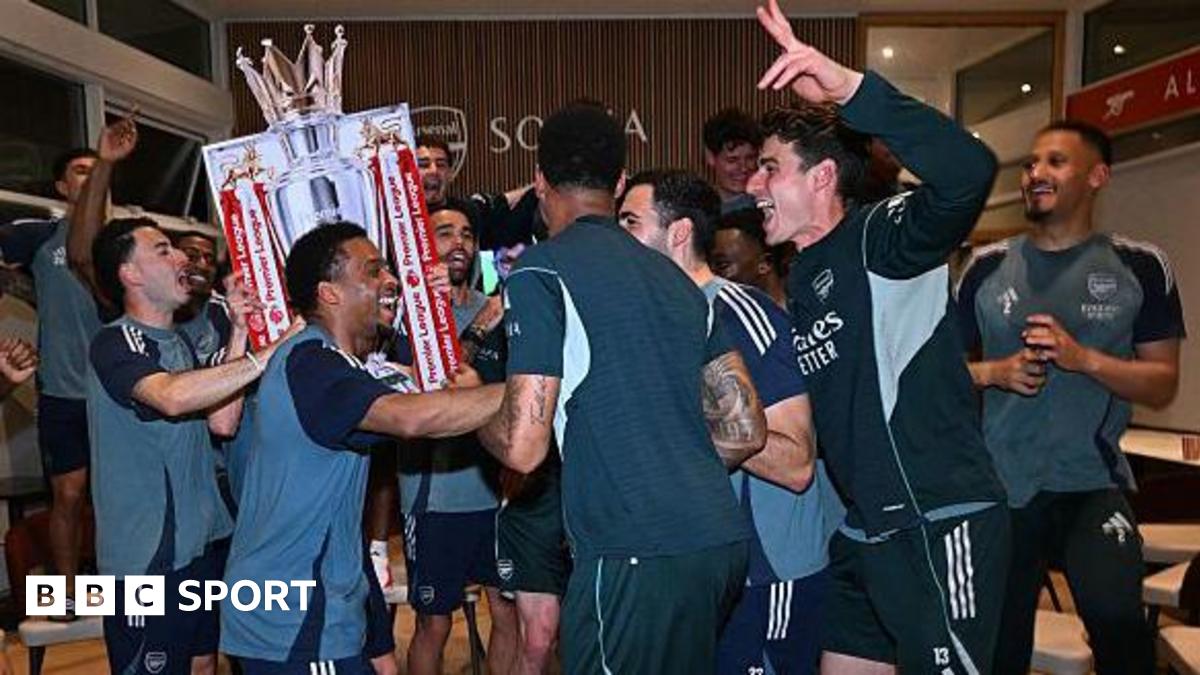 Boats, fire and a TikTok song - inside Arsenal's title win