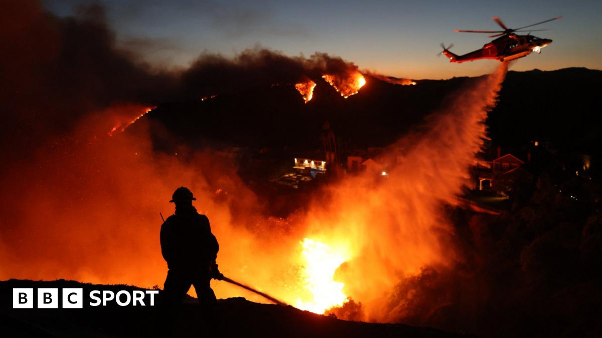 Los Angeles fires should be ‘wake-up call’ to sports event organisers – experts