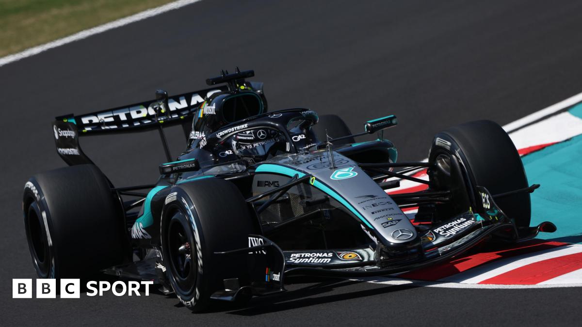 Japanese Grand Prix: George Russell fastest from Kimi Antonelli in Suzuka first practice