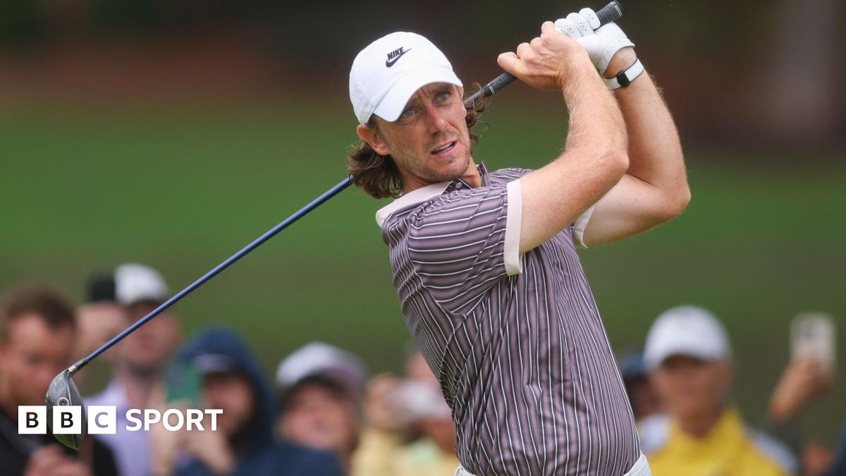 PGA Tour Championship: Tommy Fleetwood leads with Patrick Cantlay heading into final round