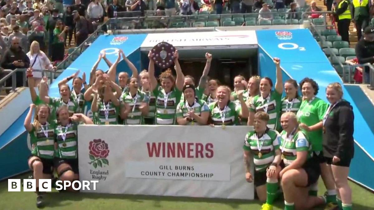 Devon win men's and women's County Championship rugby titles - BBC Sport