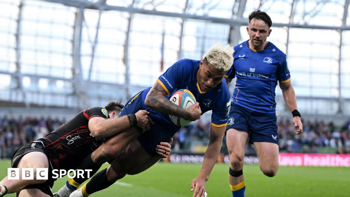 Leinster 31-7 Lions: Irish province boost URC top-four hopes with bonus-point win