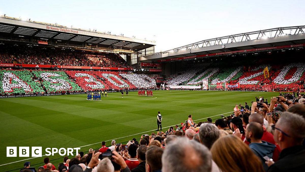 Liverpool pay emotional Anfield tribute to Jota