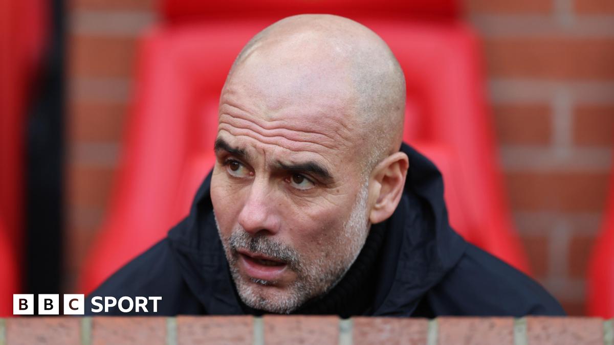 Man Utd 2-0 Man City: Pep Guardiola refuses to blame officials after loss