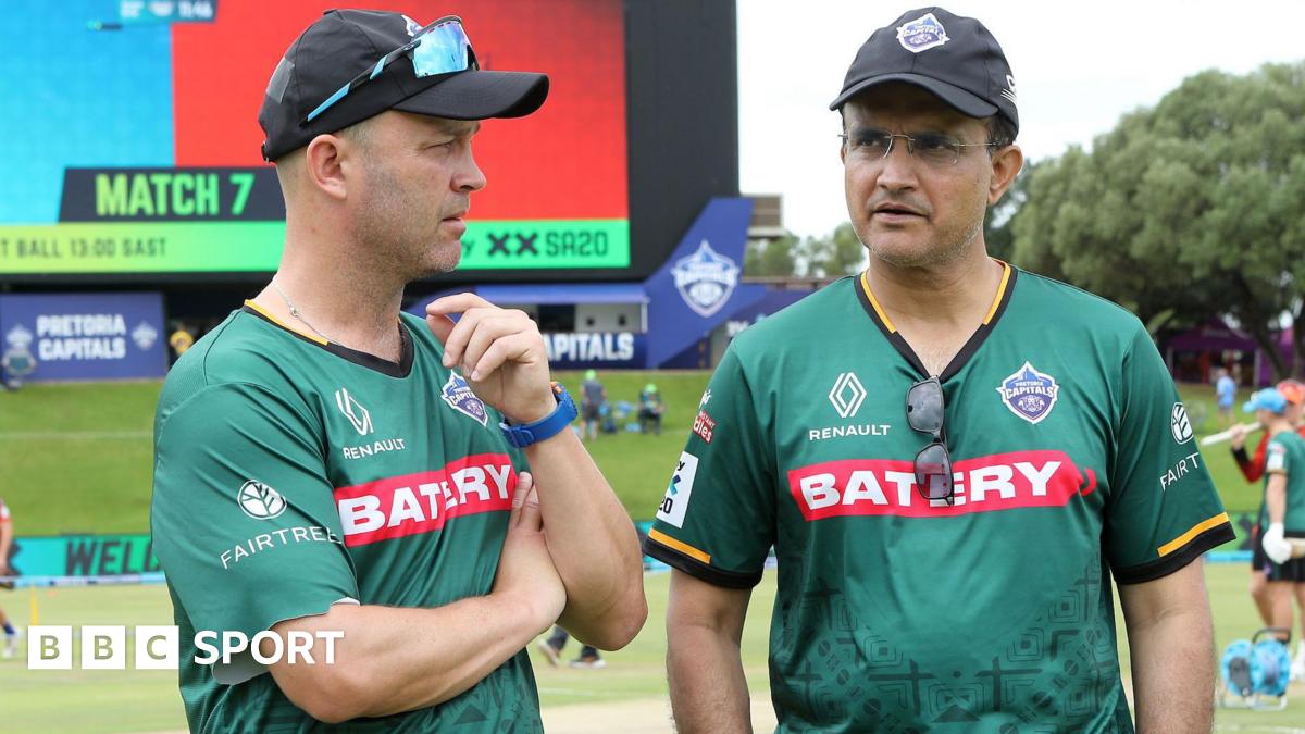 Former India Captain Sourav Ganguly Named Pretoria Capitals Head Coach for SA20 Season