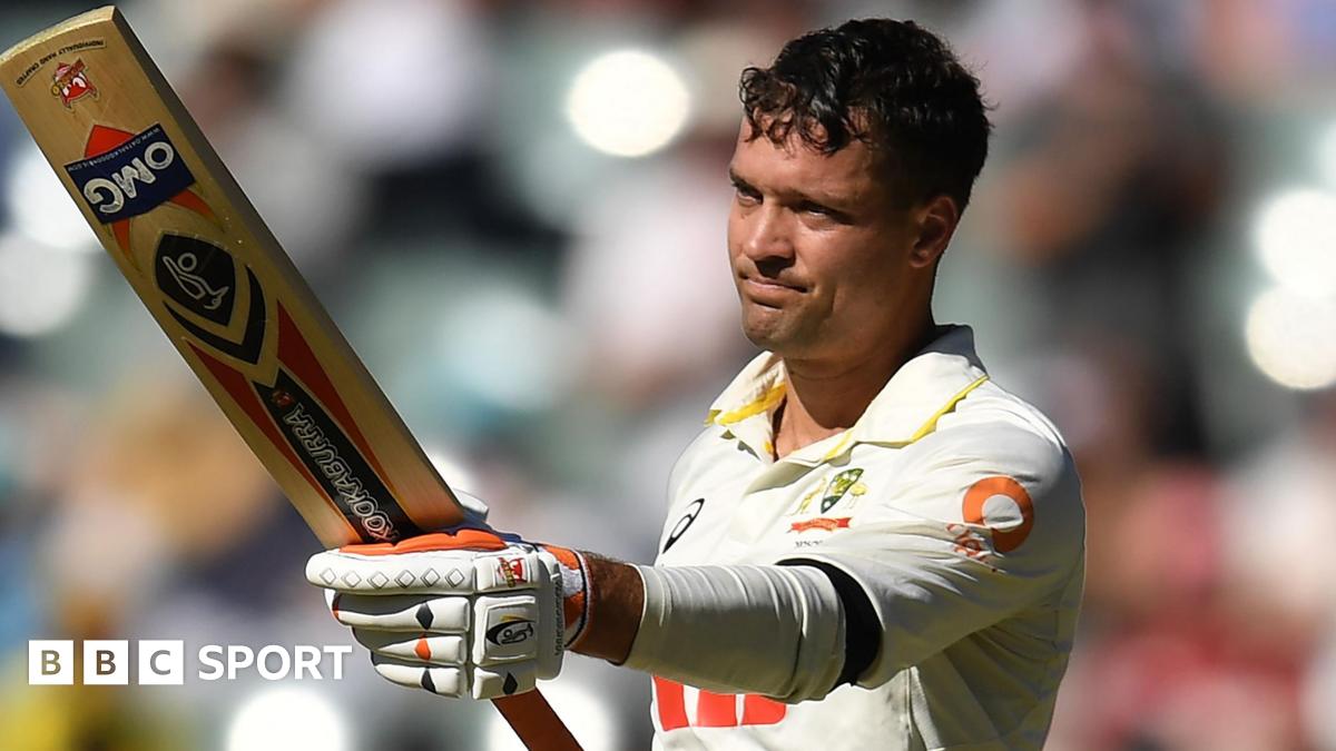 Relive day one of third Ashes Test in Adelaide as Australia reach 326-8   BBC