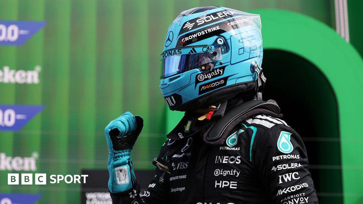 Russell on pole position for Dutch GP sprint race