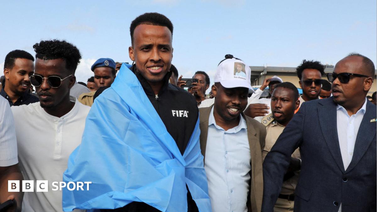 Banned referee Artan arrives home in Somalia