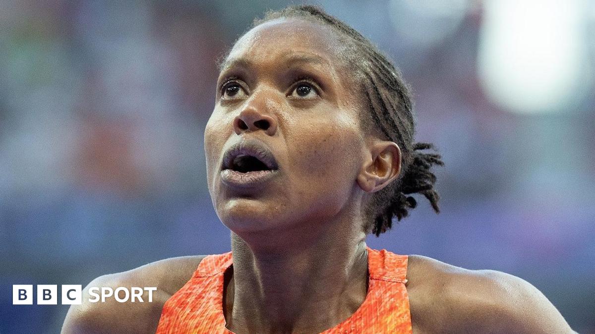 Kipyegon fails in bid to be first woman to run sub-four-minute mile