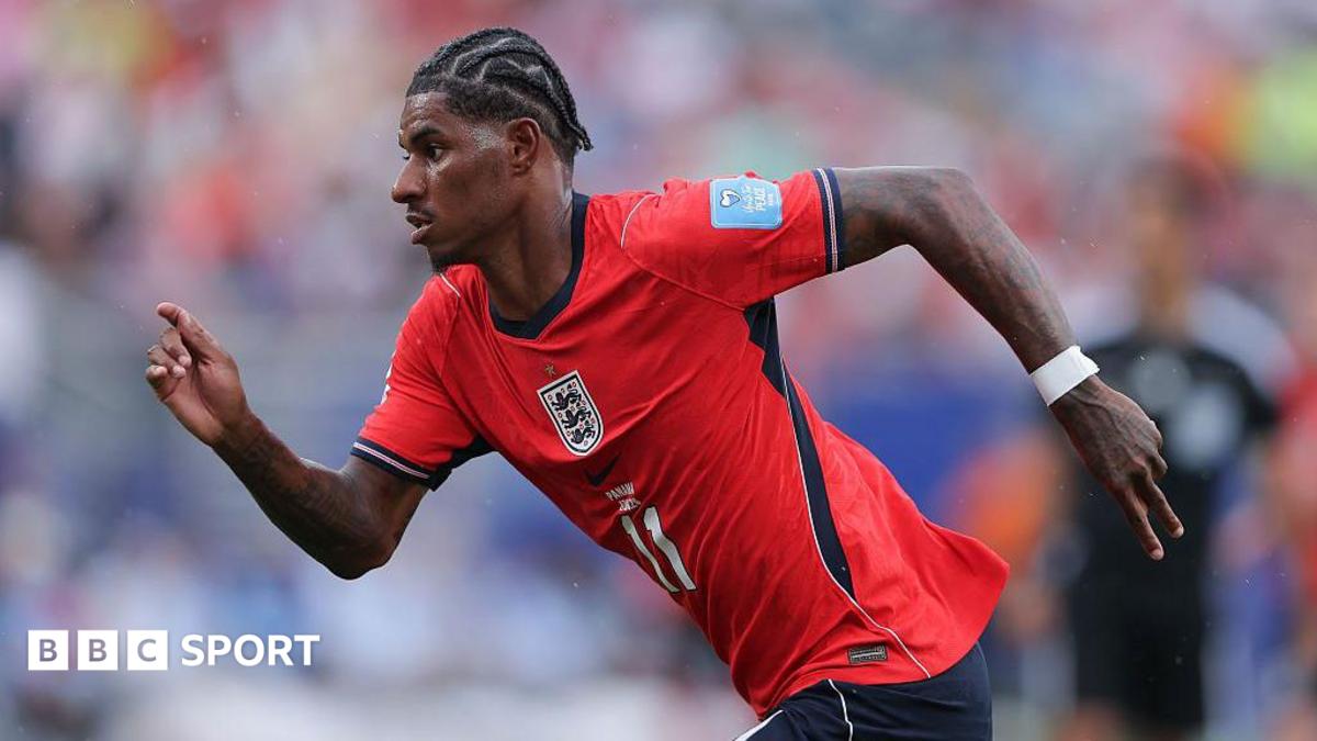 Marcus Rashford during his England World Cup campaign