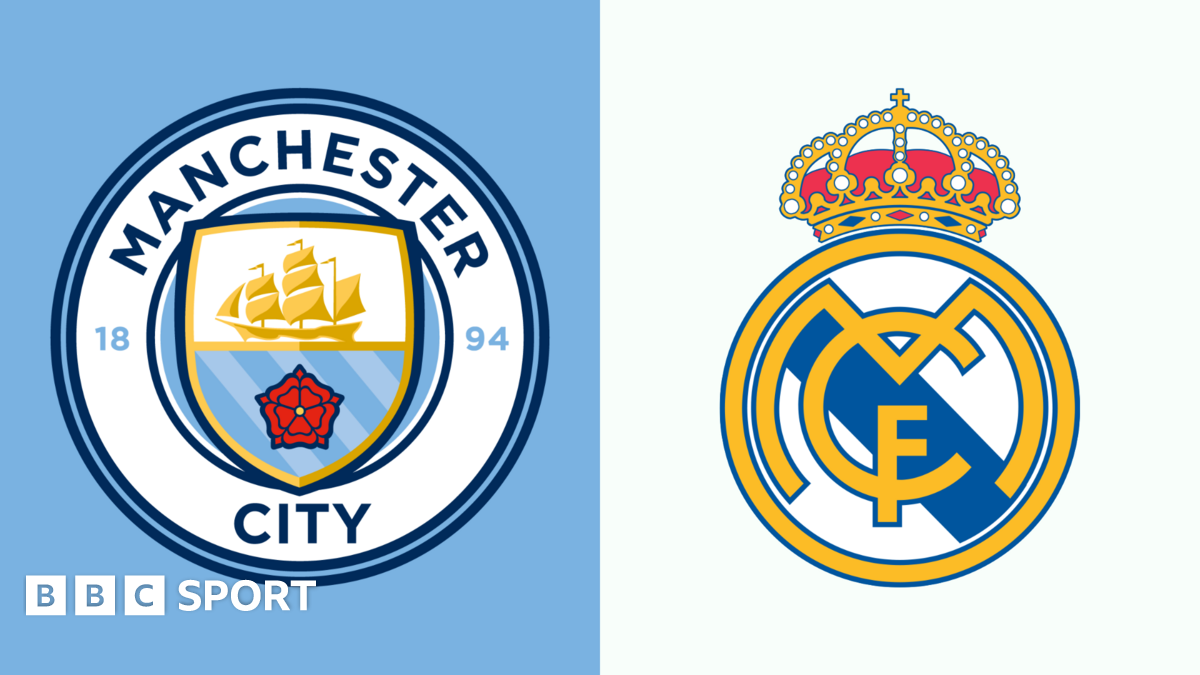BBC 스포츠 맨시티 레알 마드리드 라이브 페이지 이미지