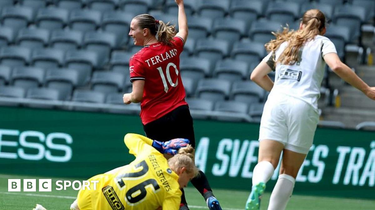 Man United advance in Women’s Champions League with Terland hat-trick