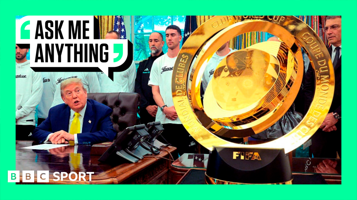 Club World Cup: Trophy on display in US President Donald Trump's Oval Office