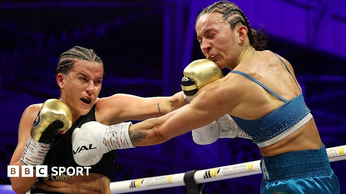 Cameron vs Kotaskova: Classy Chantelle Cameron becomes two-weight world champion