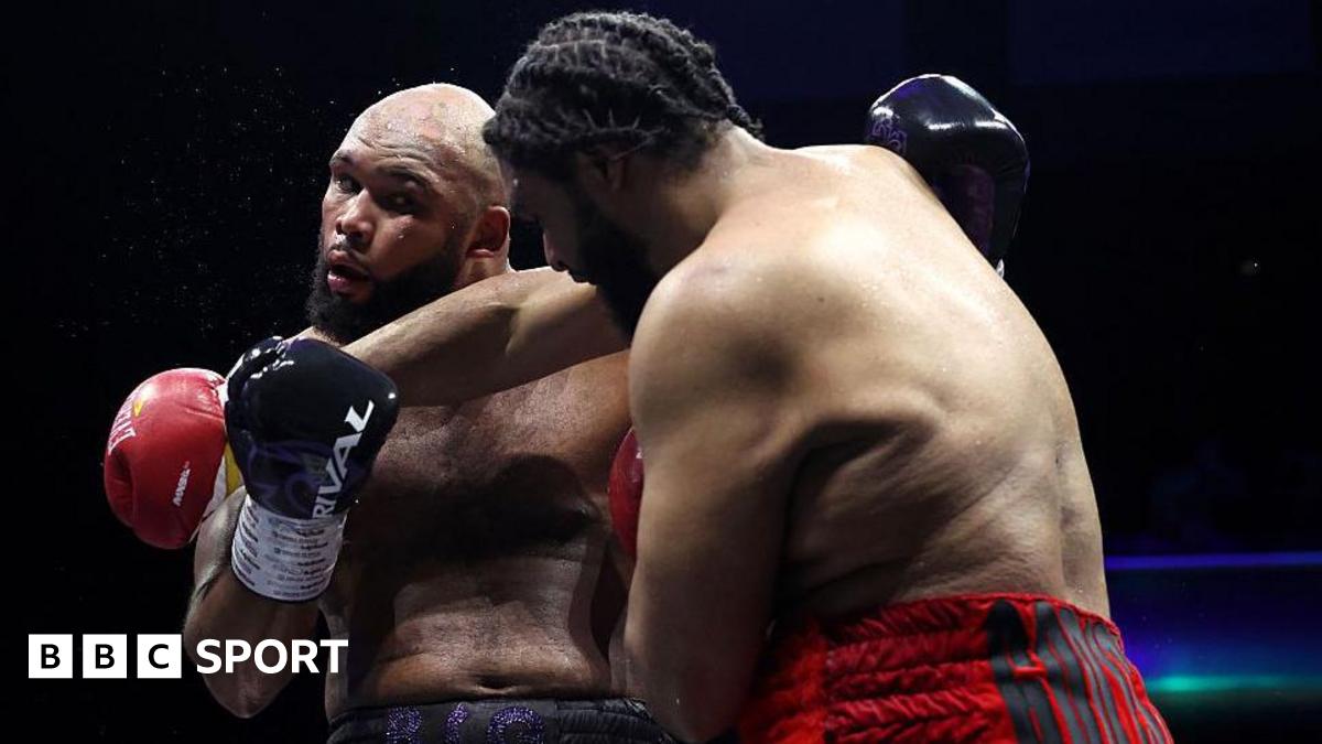 Relive Clarke vs TKV: Result, scorecards, stats & reaction as Jeamie TKV beats Frazer Clarke in heavyweight title fight   BBC